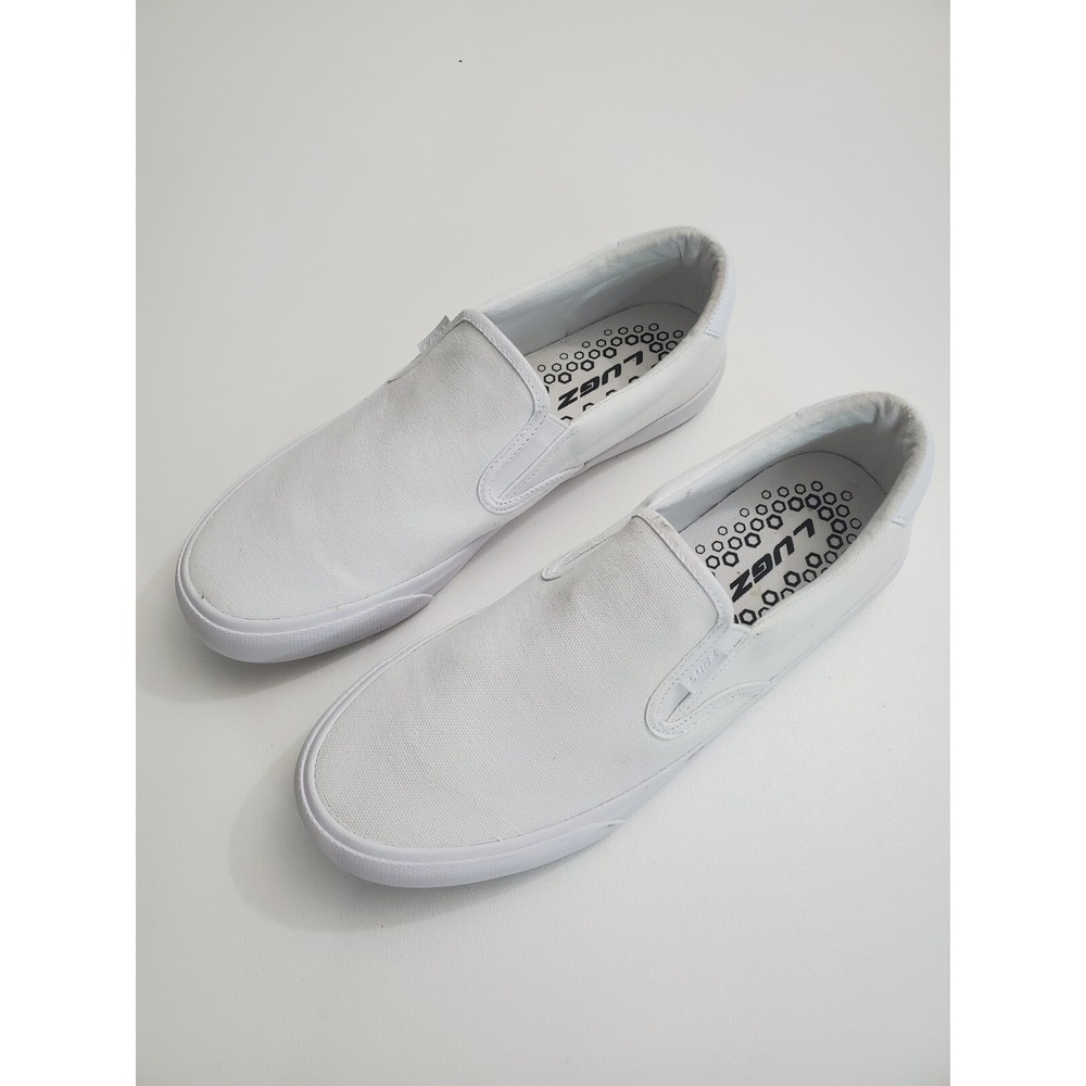 Lugz Men's Clipper Slip-On Sneaker US 9‎ White